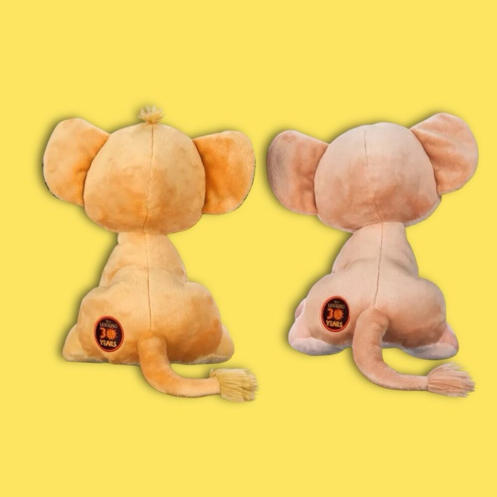 Disney Parks Simba and Nala Plush Set The Lion King 30th Anniversary 11" NWT - Picture 7 of 8